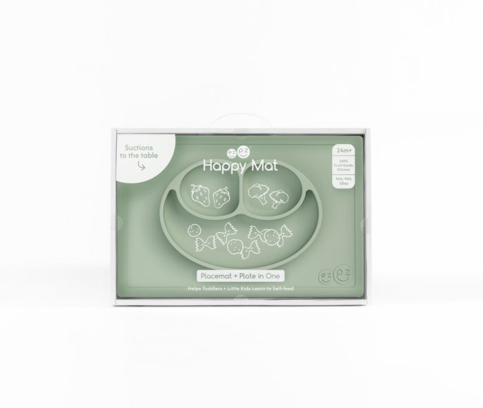 ezpz szilikon happy mat talca tanyer zold csomagolas